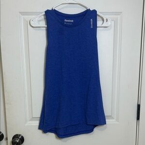 Reebok Women's purple Tank Top size small athletic workout tank cotton blend